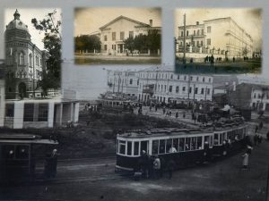 Трамвай старый ВОВ госпиталь