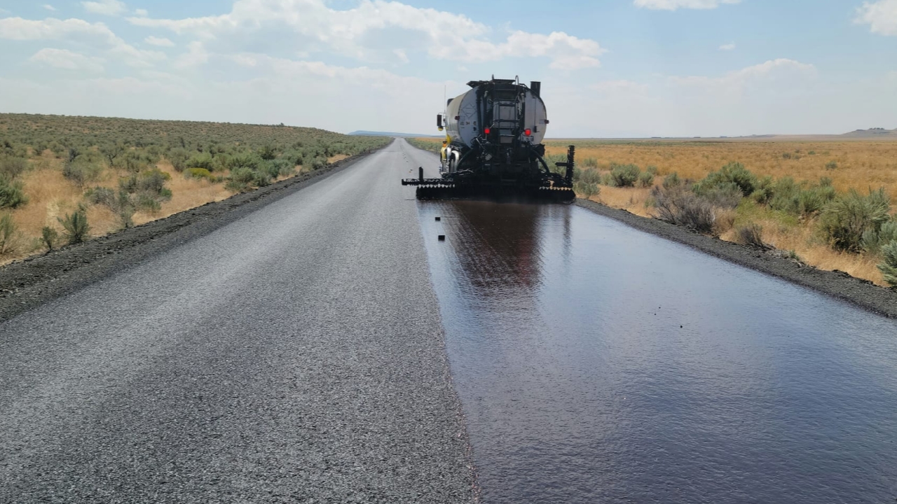 ремонт дороги, траса