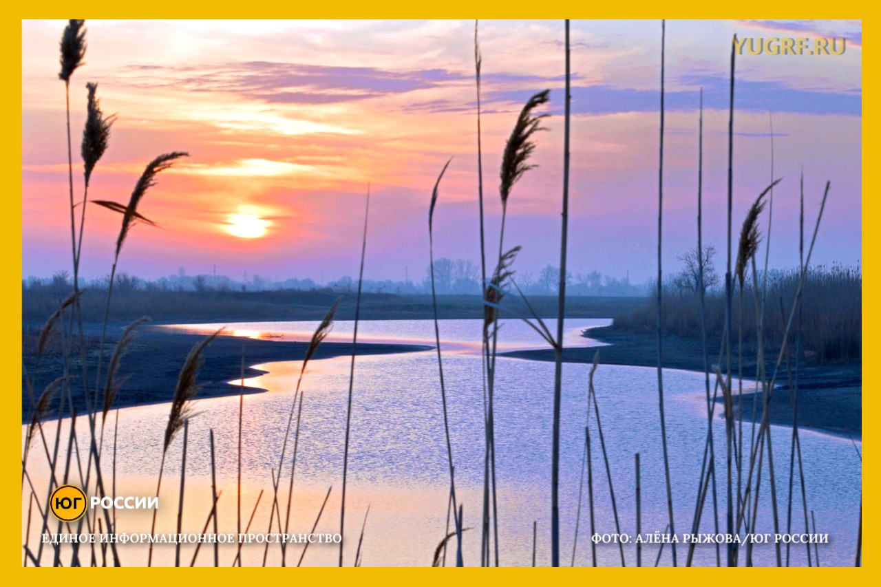 солнце закат раскаты камыш Алена Рыжова