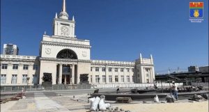 лягушки ремонт фонтана «Детский хоровод»